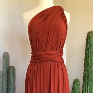 Terracotta Infinity Bridesmaids Dress
